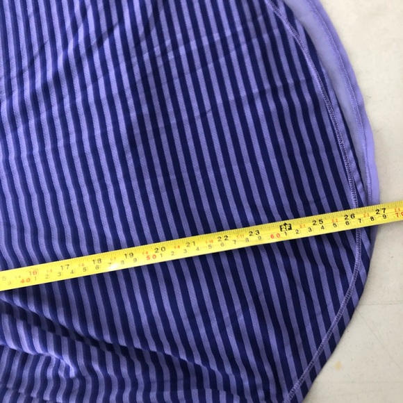 Calia by Carrie Underwood Purple Striped Move Racerback Tank Top Size Small - Picture 7 of 10